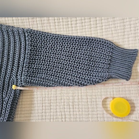 Babaa Cotton Cardigan No18 Midnight Ocean One Size - Picture 7 of 10